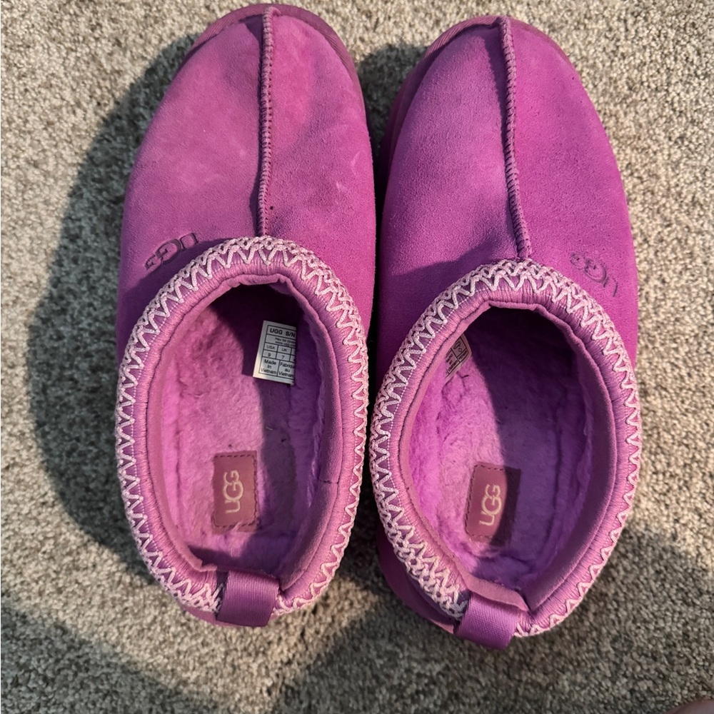 UGG Purple Plush Slip-On Mule